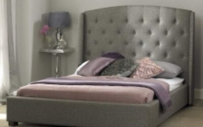 Fabric and leather beds