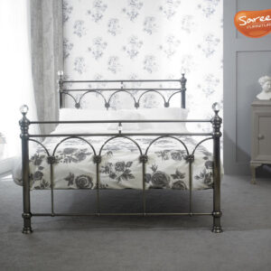 Sonita Brushed Nickel Bed