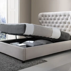 Infinity Cream Ottoman
